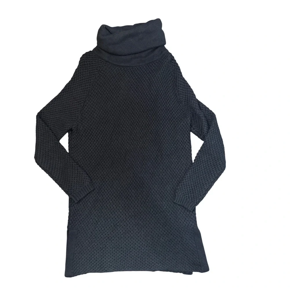 Bench Altruist‎ Black Wool Alpaca Blend Knit Cowl Neck Sweater Dress S NWT